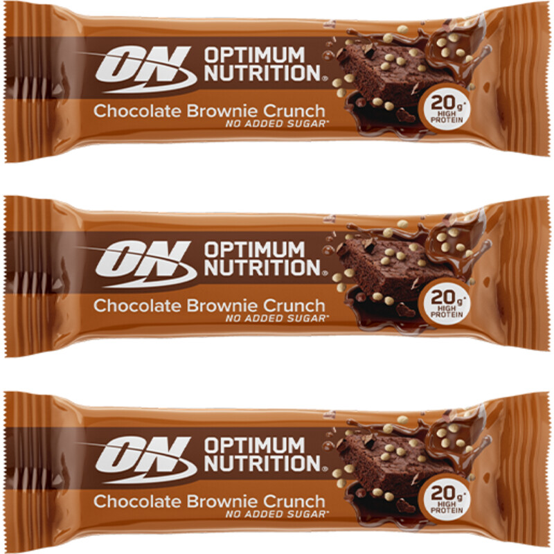 Optimum Nutrition Chocolate brownie crunch bar 3-pack