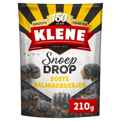 Klene Snoepdrop zoete salmiakboksjes