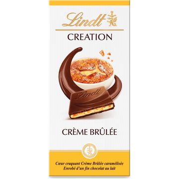Lindt Creation crème brûlée melkchocolade