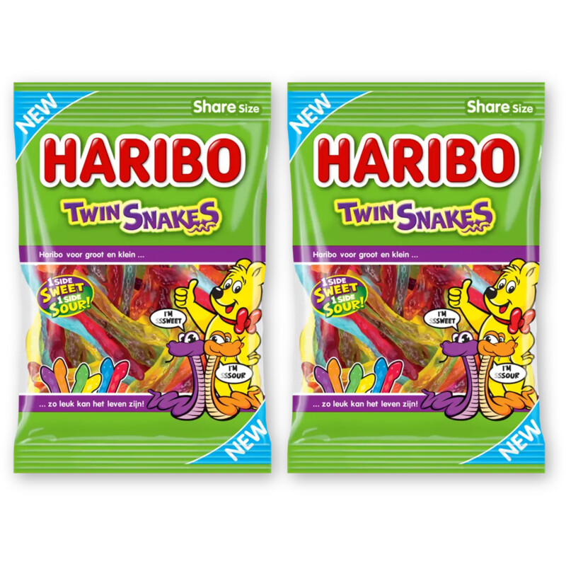 Haribo Twin snakes 2-pack