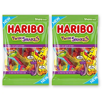Haribo Twin snakes 2-pack
