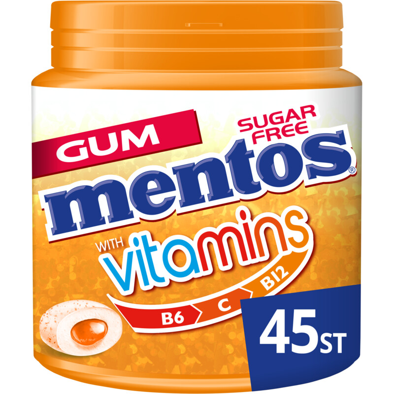 Mentos Gum Vitamins citrus