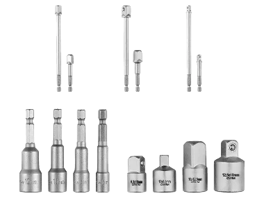 PARKSIDE® Doppenset, adapterset of dop verlengstuk