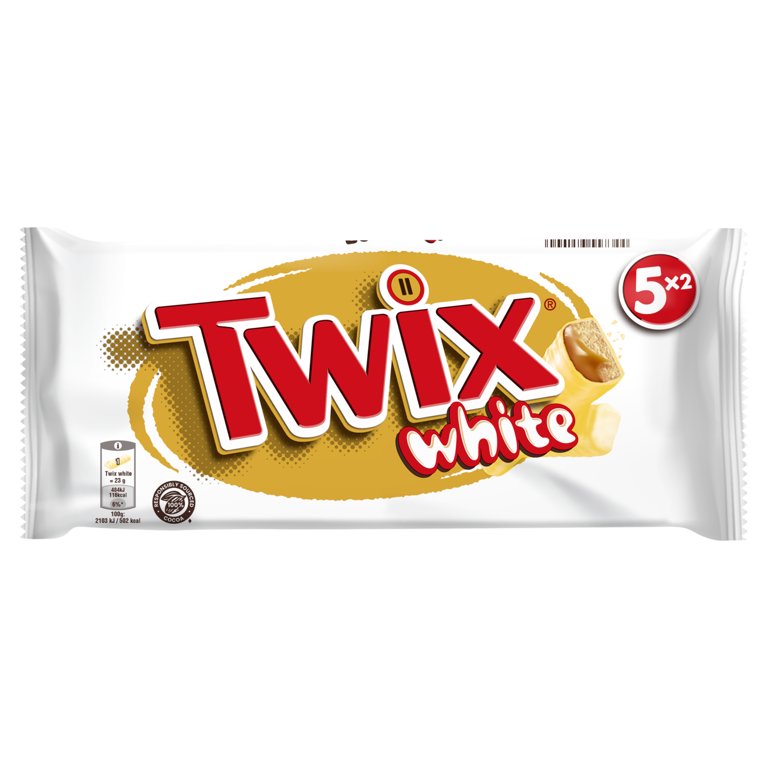 Twix White repen 5-pack