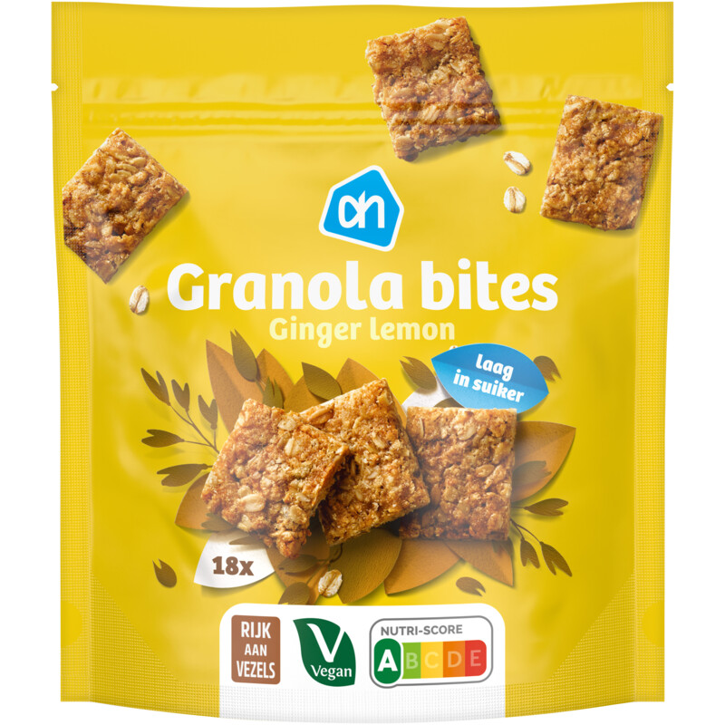 AH Granola bites ginger lemon