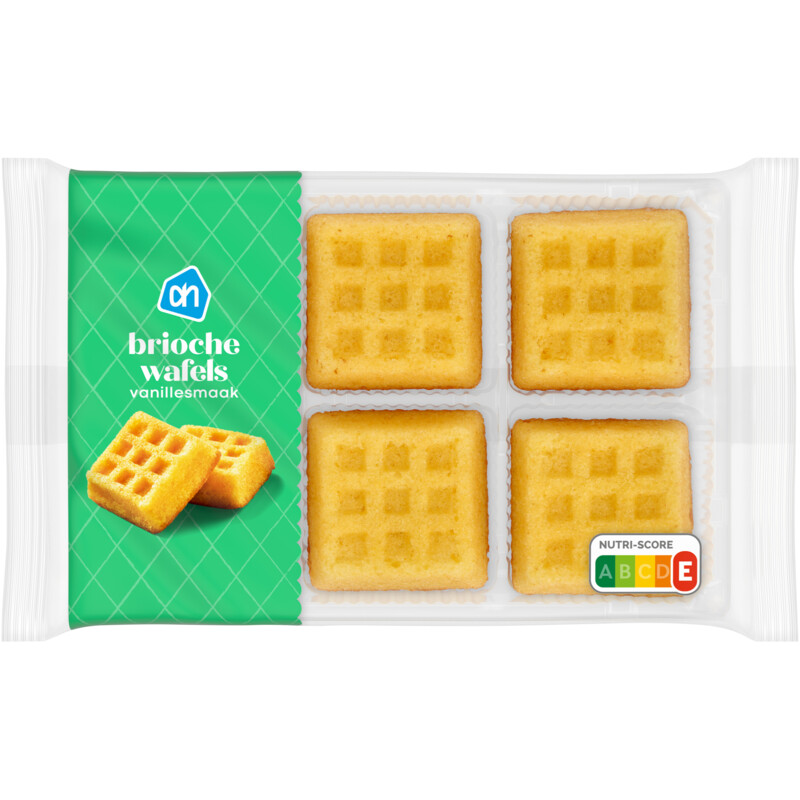 AH Brioche wafels vanillesmaak