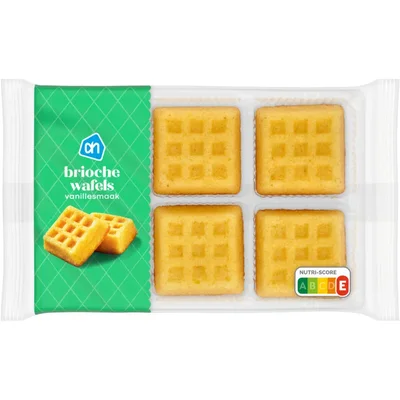 AH Brioche wafels vanillesmaak