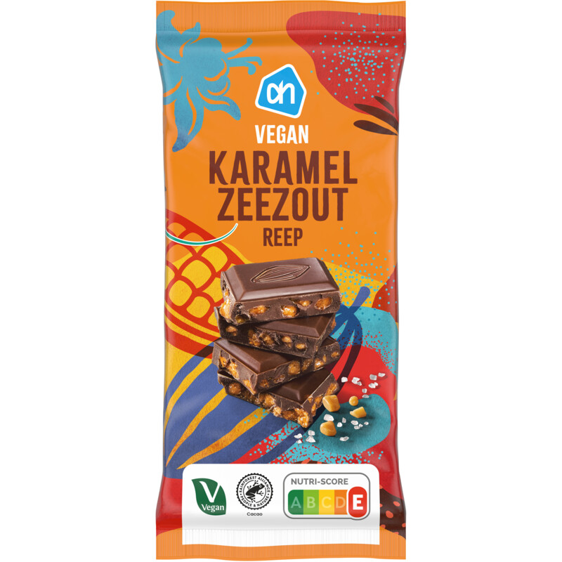 AH Vegan karamel zeezout reep