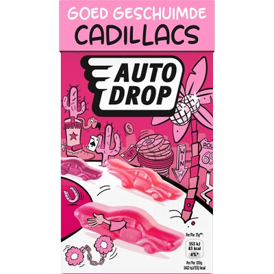 Autodrop Goed geschuimde cadillacs