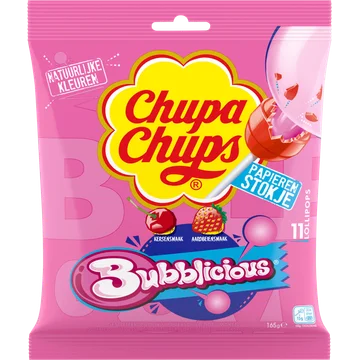Chupa Chups Bubblicious gum lollipop