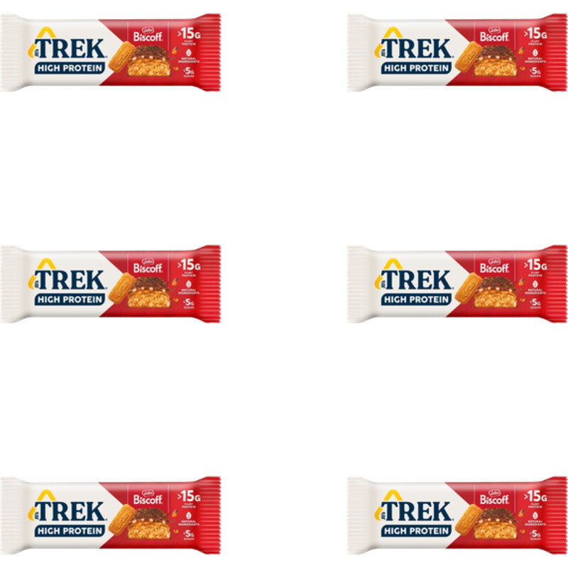 Trek High protein lotus biscoff 6-pack