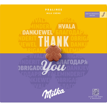 Milka Thank you pralines melk créme