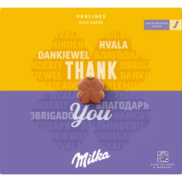Milka Thank you pralines melk créme