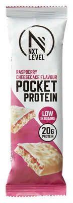 NXT Level Pocket protein raspberry cheesecake