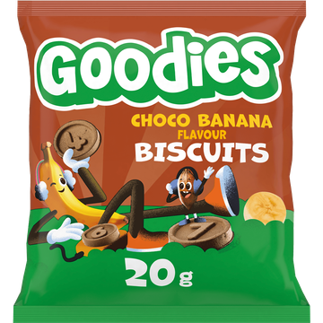 Goodies Choco banana flavour biscuit