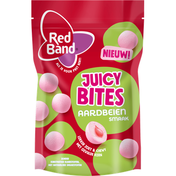 Red Band Juicy bites aardbeiensmaak