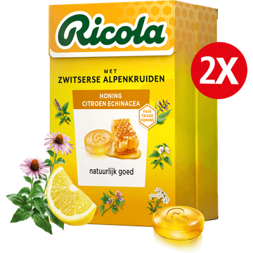 Ricola Honing citroen echinacea 2-pack