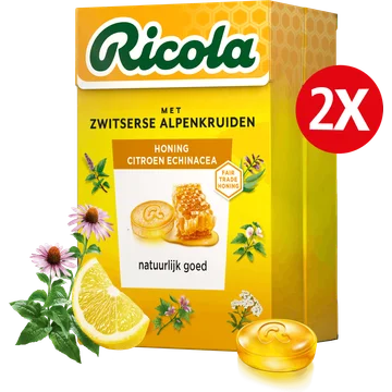 Ricola Honing citroen echinacea 2-pack
