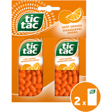 Tic tac Sinaasappelsmaak 2-pack