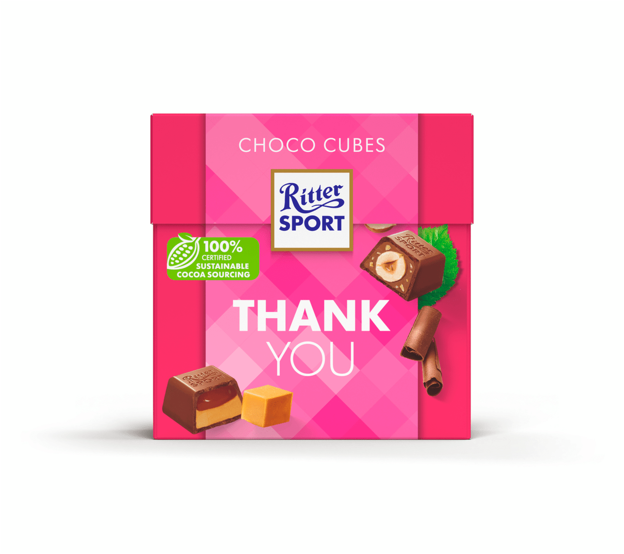 Ritter Sport Choco cubes thank you