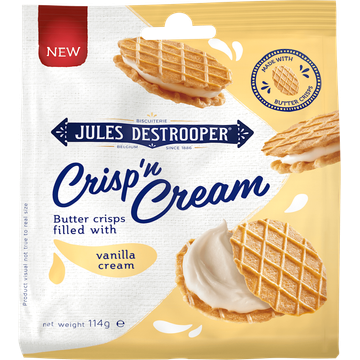 Jules Destrooper Crisp n cream vanille