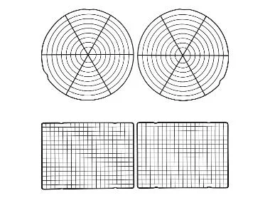 SILVERCREST® Set van 2 bak- en afkoelroosters