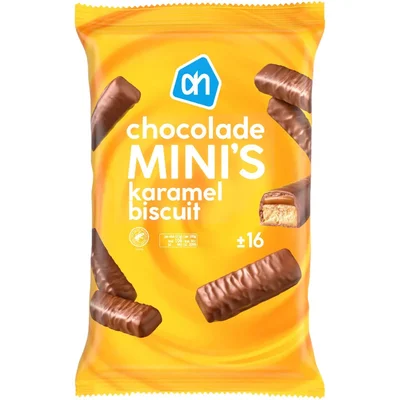 AH Chocolade mini's karamel biscuit