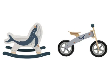 Playtive Houten schommeldier of loopfiets