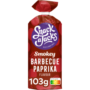 Snack a Jacks Smokey barbecue paprika