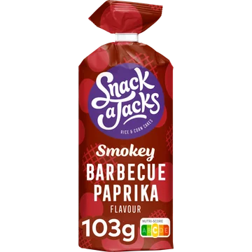 Snack a Jacks Smokey barbecue paprika