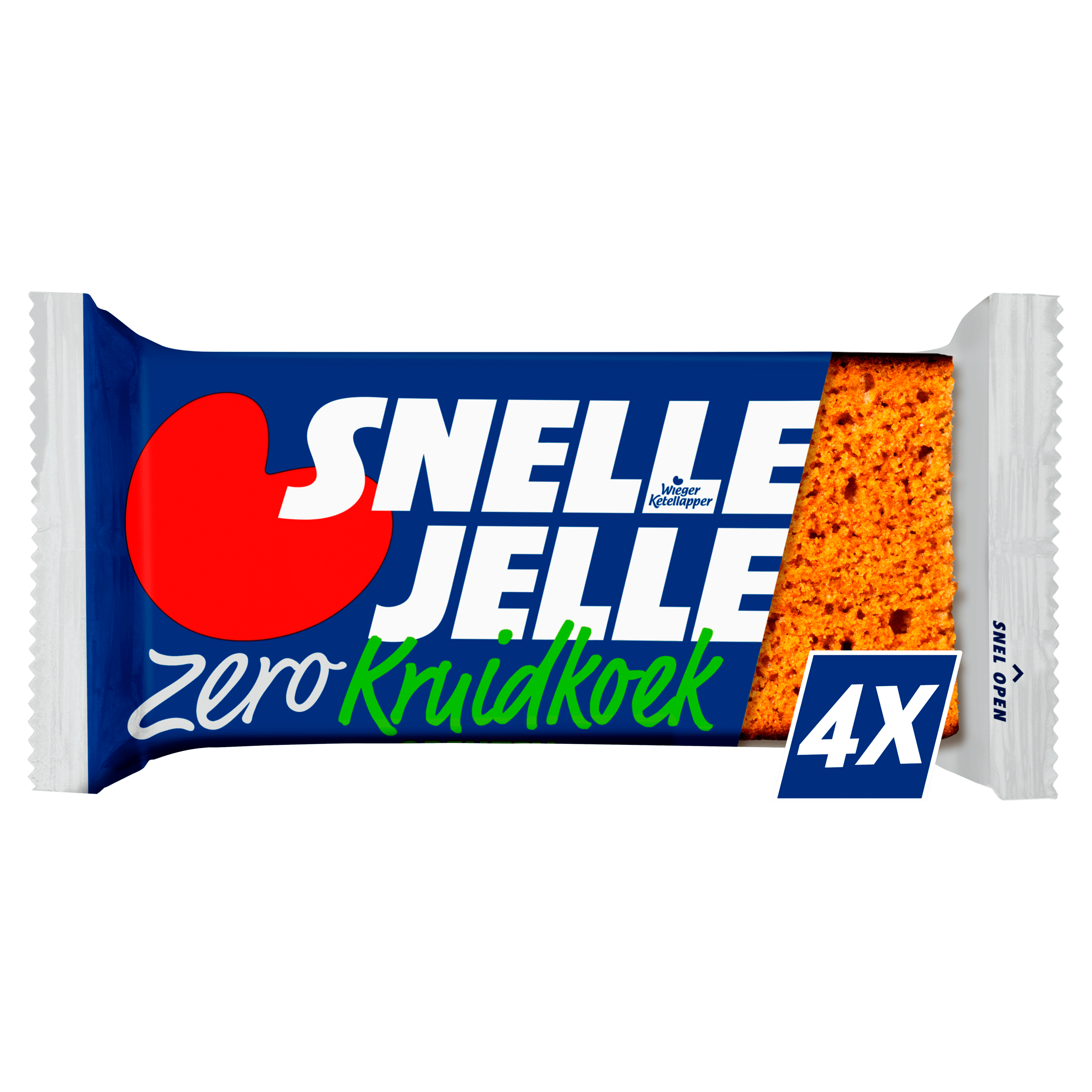 Snelle Jelle Zero kruidkoek 4-pack
