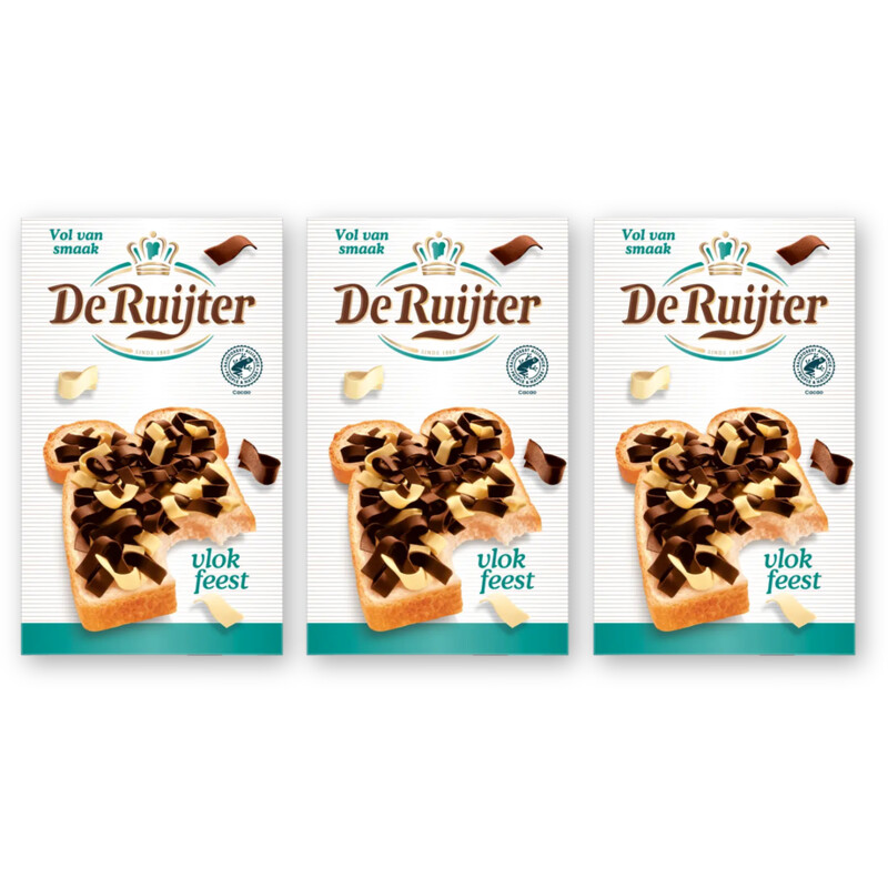 De Ruijter Vlokfeest 3-pack