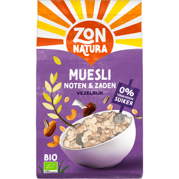 Zonnatura Muesli met noten en zaden