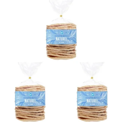 AH Gepofte Wafels Naturel 3-pack
