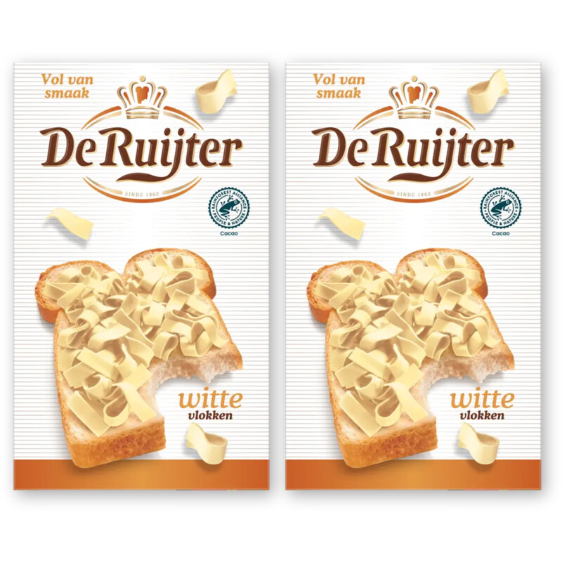 De Ruijter Witte vlokken 2-pack