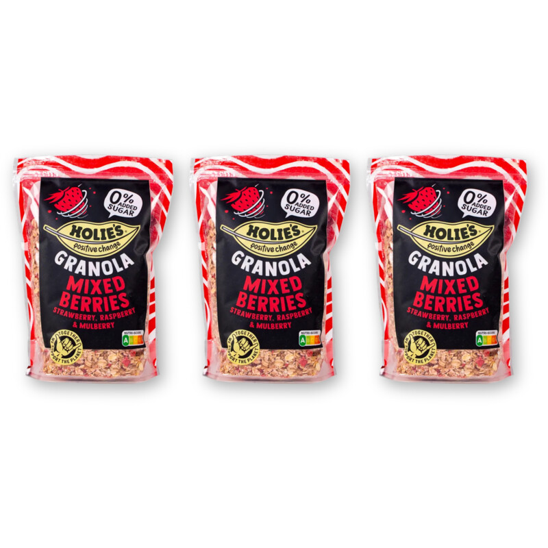 Holie's Granola mixed berries 3-pack
