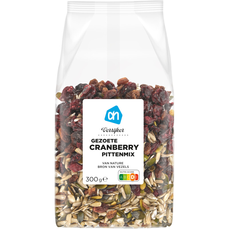 AH Verrijker gezoete cranberry pittenmix