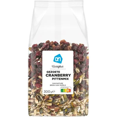 AH Verrijker gezoete cranberry pittenmix