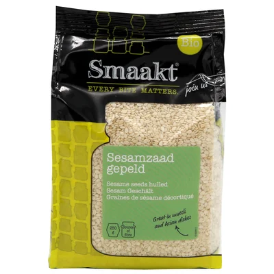 Smaakt Sesamzaad ongepeld