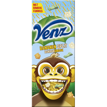 Venz Bananen split banaansmaak