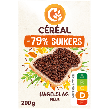 Céréal Hagelslag melk minder suikers