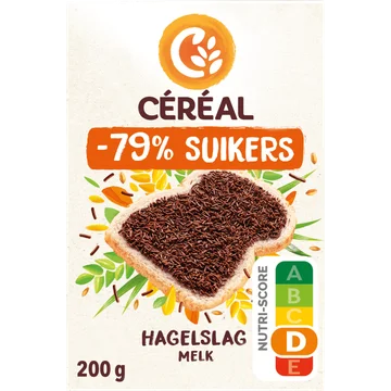 Céréal Hagelslag melk minder suikers