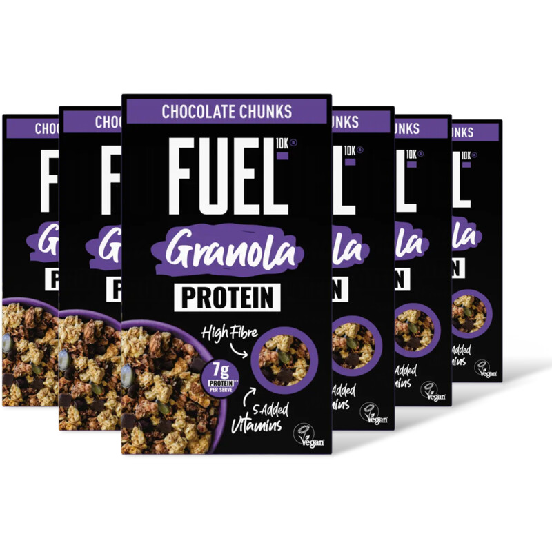 Fuel10K Granola Chocolate Chunks 6-pack