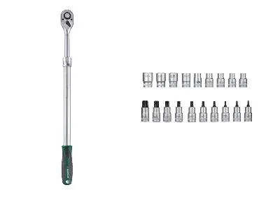 PARKSIDE® Telescopische ratel of doppenset