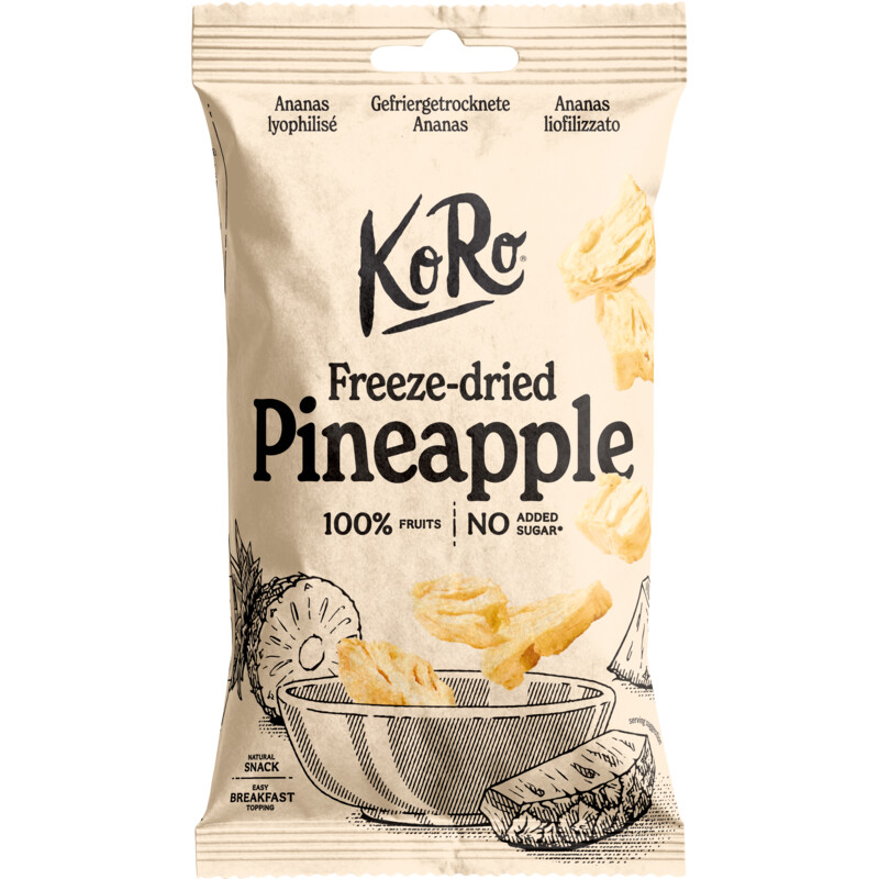 KoRo Freeze-dried pineapple