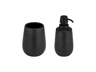 Wenko Zeepdispenser en tandenborstelhouder Nerno 2-delig