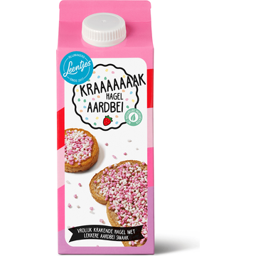 Leentjes Kraaaaaaak hagel aardbei