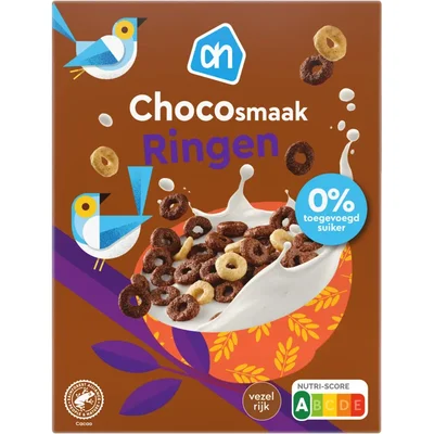 AH Chocosmaak ringen 0% toegevoegd suiker