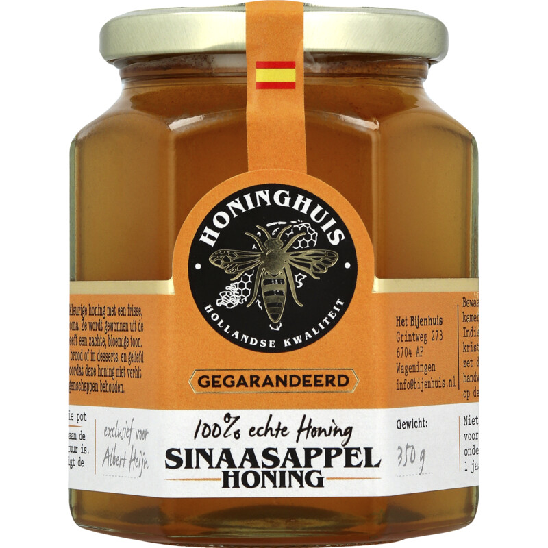 Honinghuis Sinaasappel natuurzuivere honing