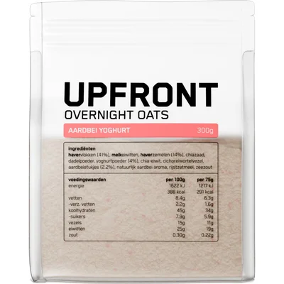 Upfront Overnight oats aardbei yoghurt